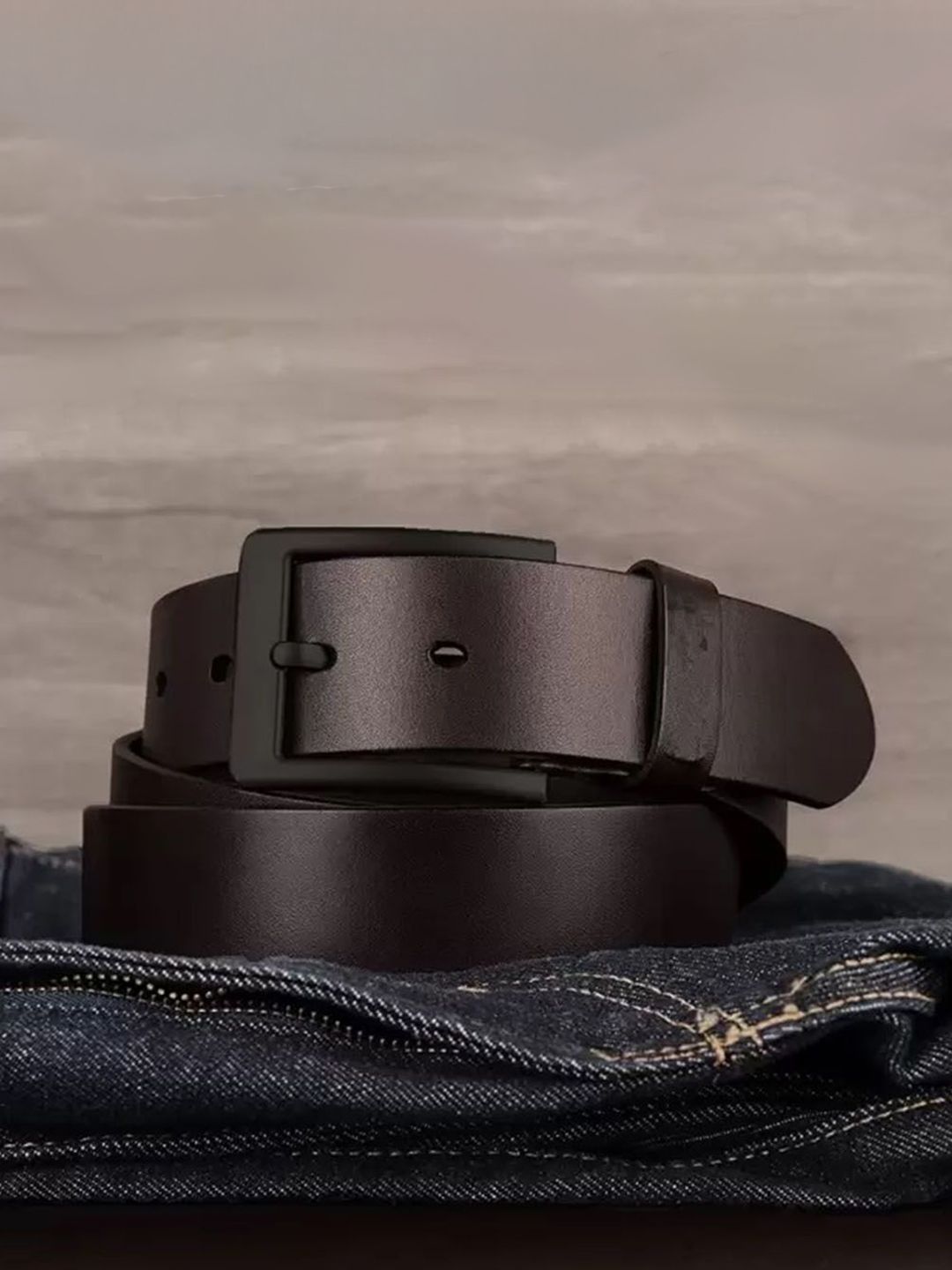 Provogue Men Leather Formal Belt