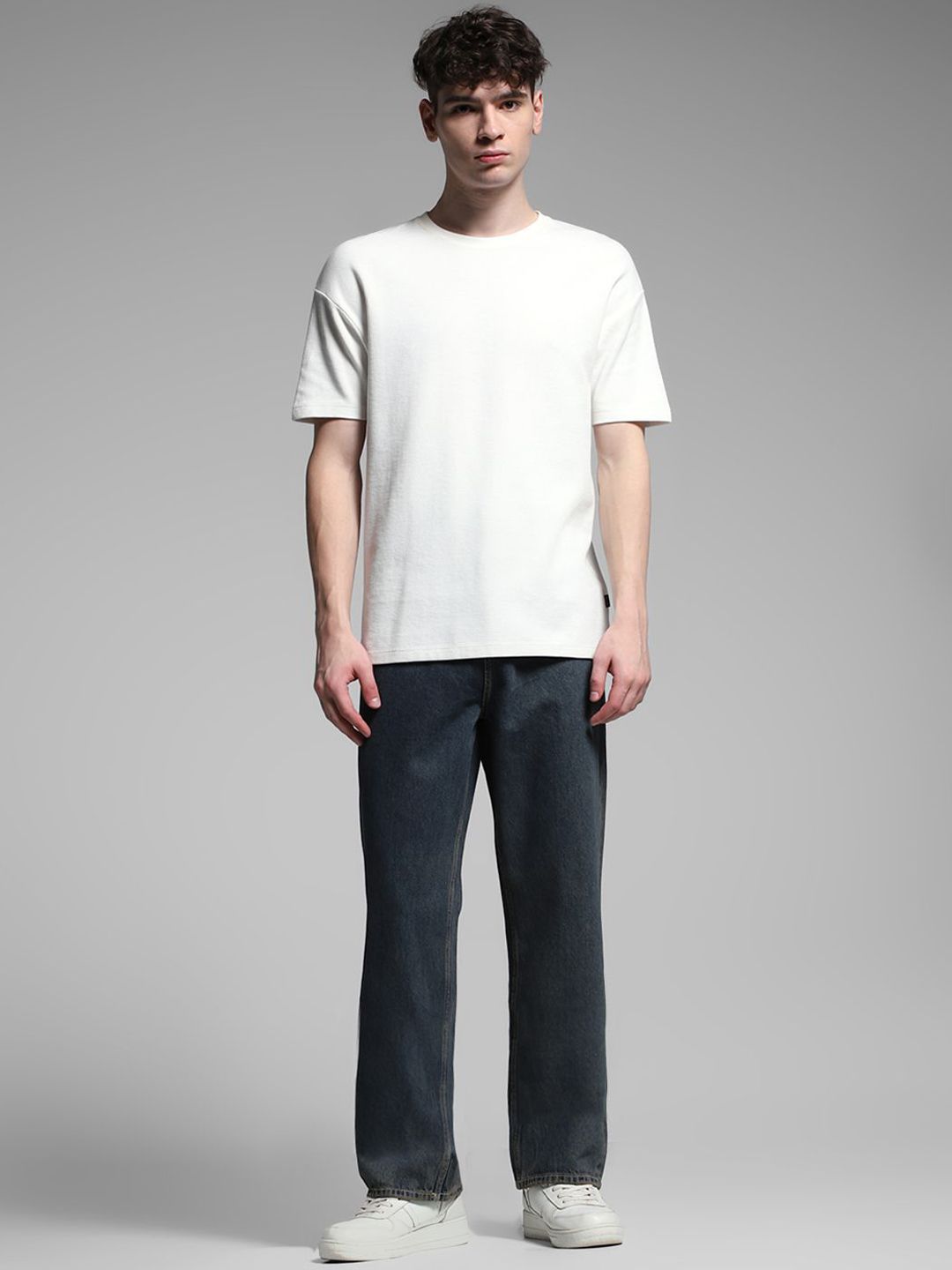Wide Leg High-Rise Light Fade Jeans
