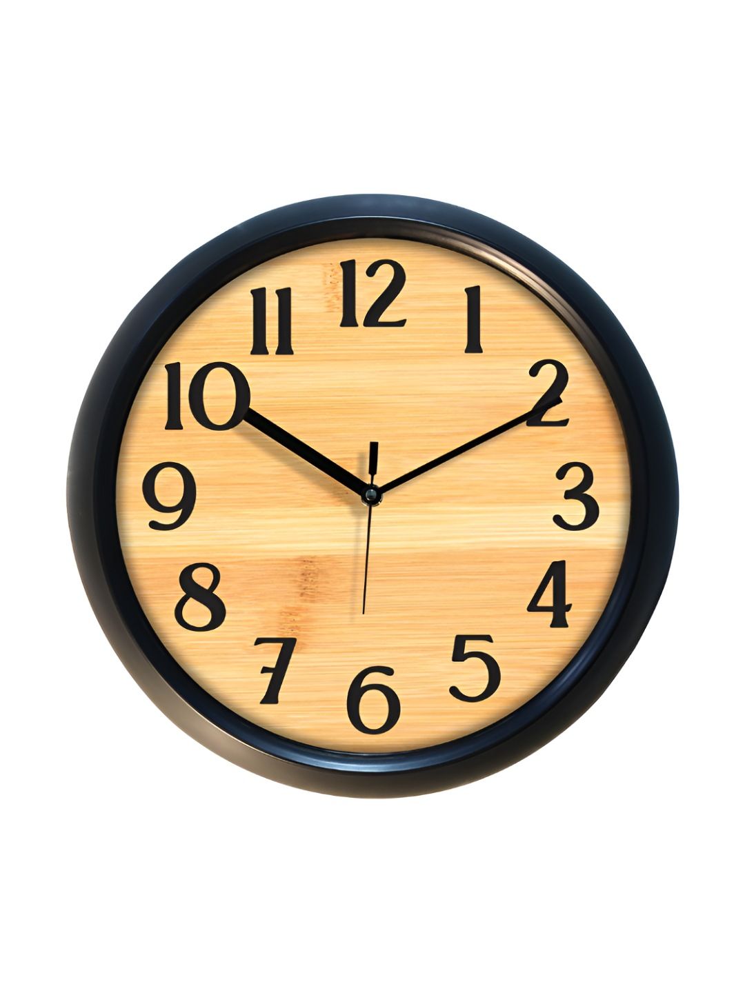 Aura Aura Brown & Blue Printed Contemporary Wall Clock