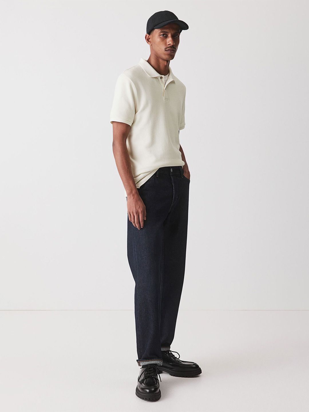 H&M Slim Fit Polo Cotton Shirt