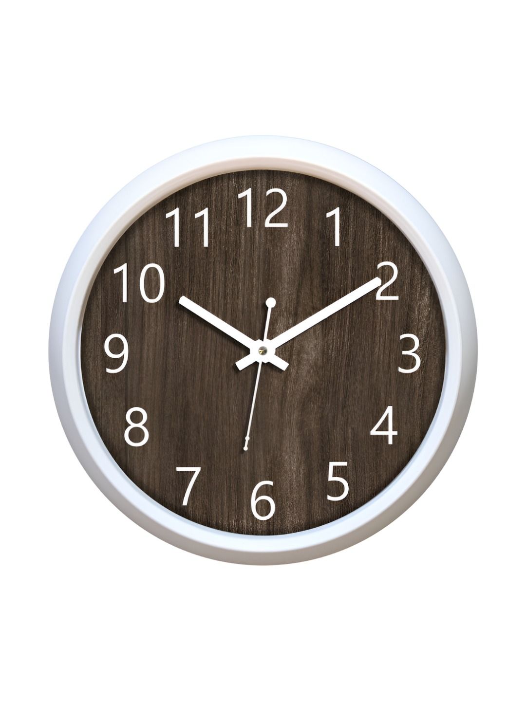 Aura Aura Coffee Brown Contemporary Wall Clock