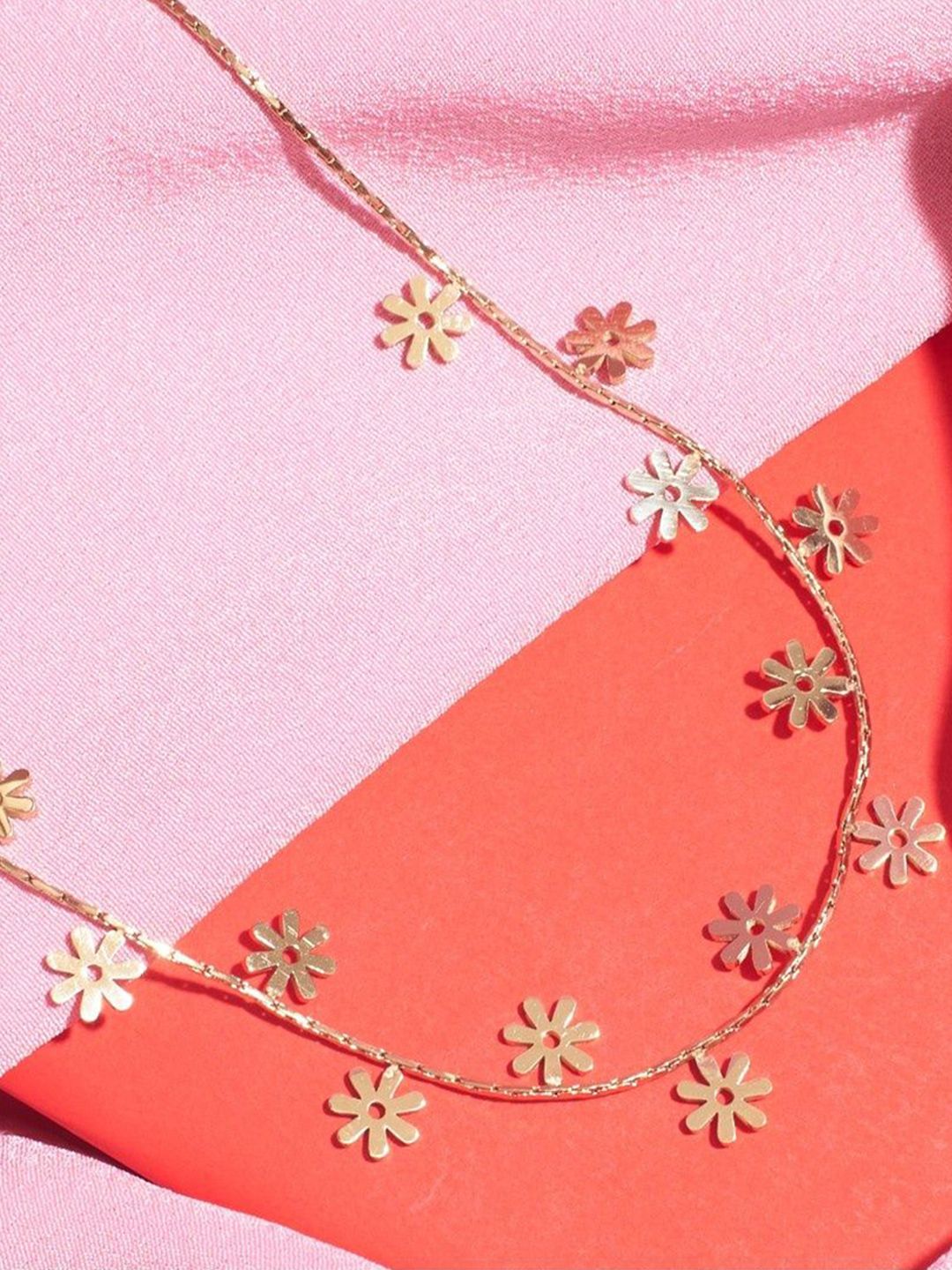 Gold-Plated Necklace SALTY Gold-Plated Stainless Steel Necklace