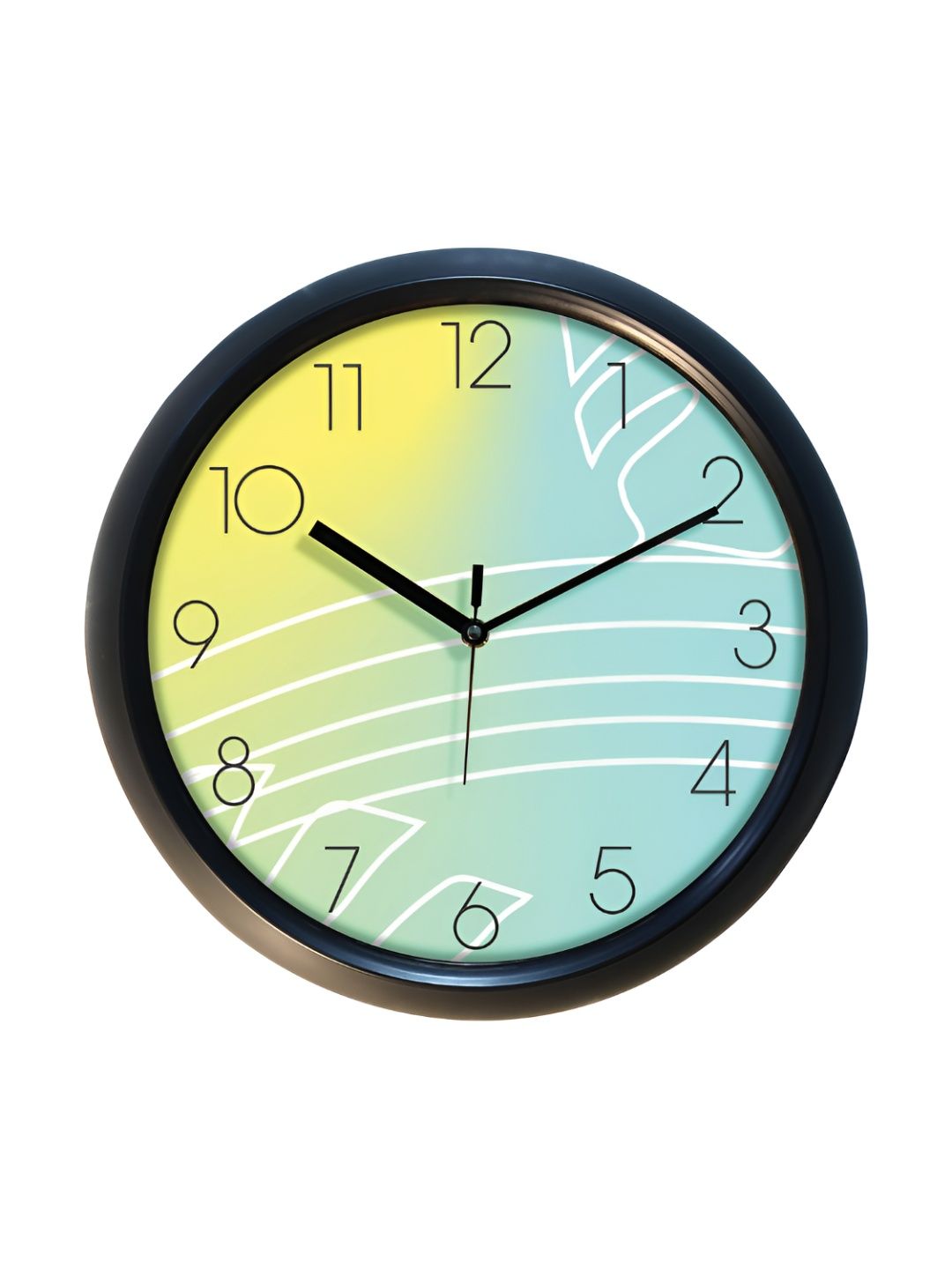 Aura Aura Blue & Green Contemporary Wall Clock