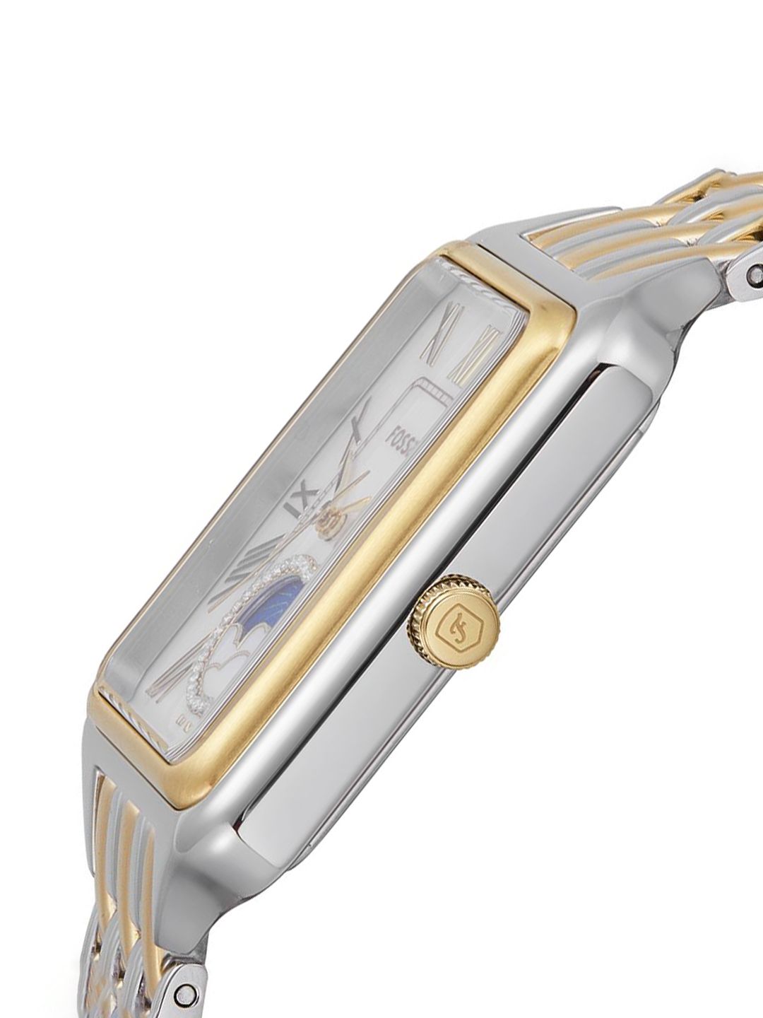 Embellished Dial & Stainless Steel Straps Analogue Watch ES5399