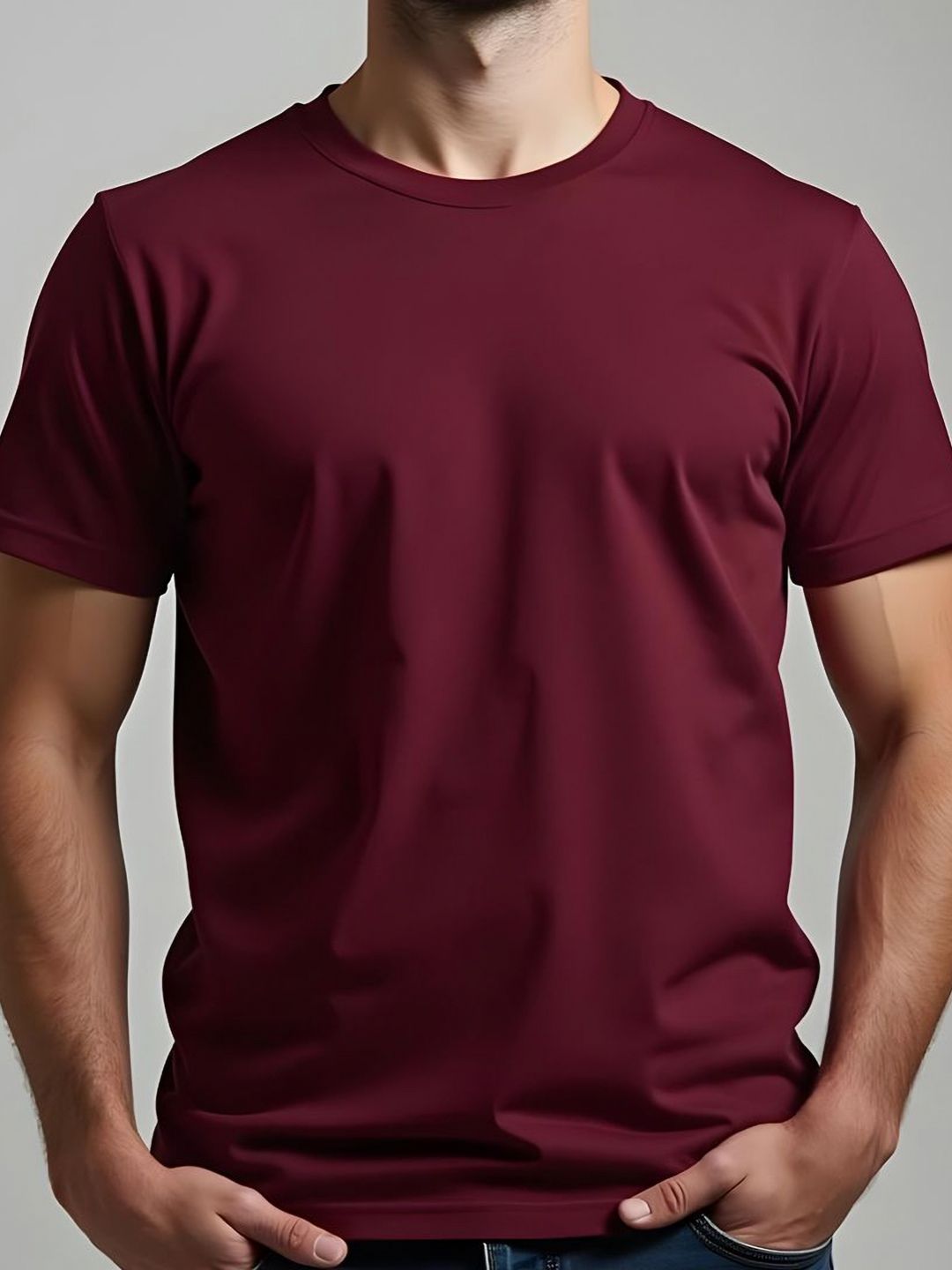 Minus One Men Pure Cotton Supima Tshirt