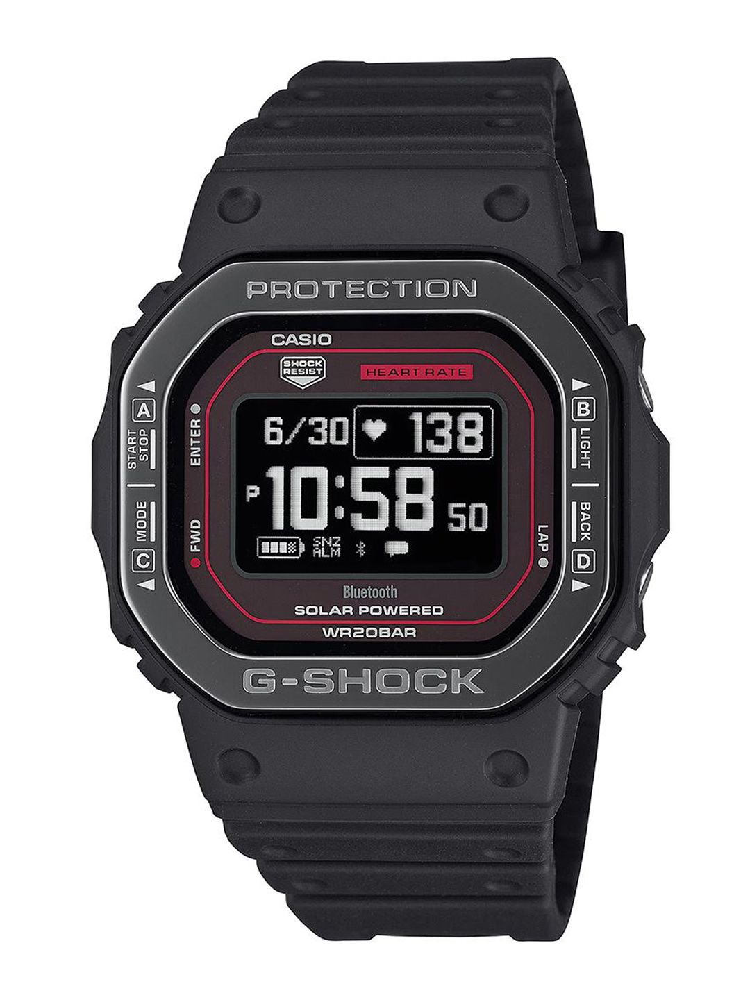 時計 G-SHOCK DW-H5600 GRAY X BLACK L Buy CASIO G-SHOCK Bluetooth DW-H5600-7DR Black Digital dial Bio