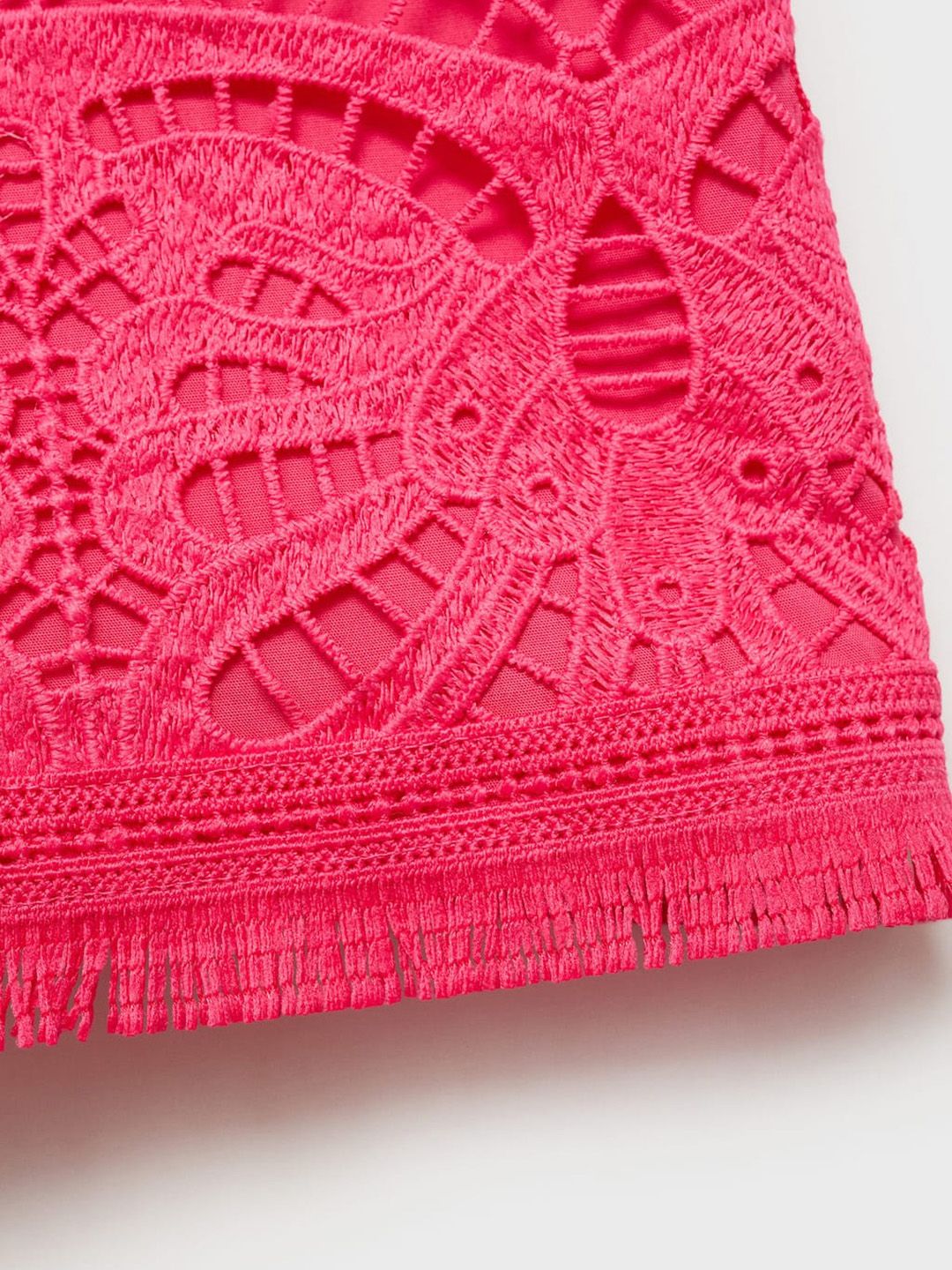 Crochet knitted High Rise Shorts