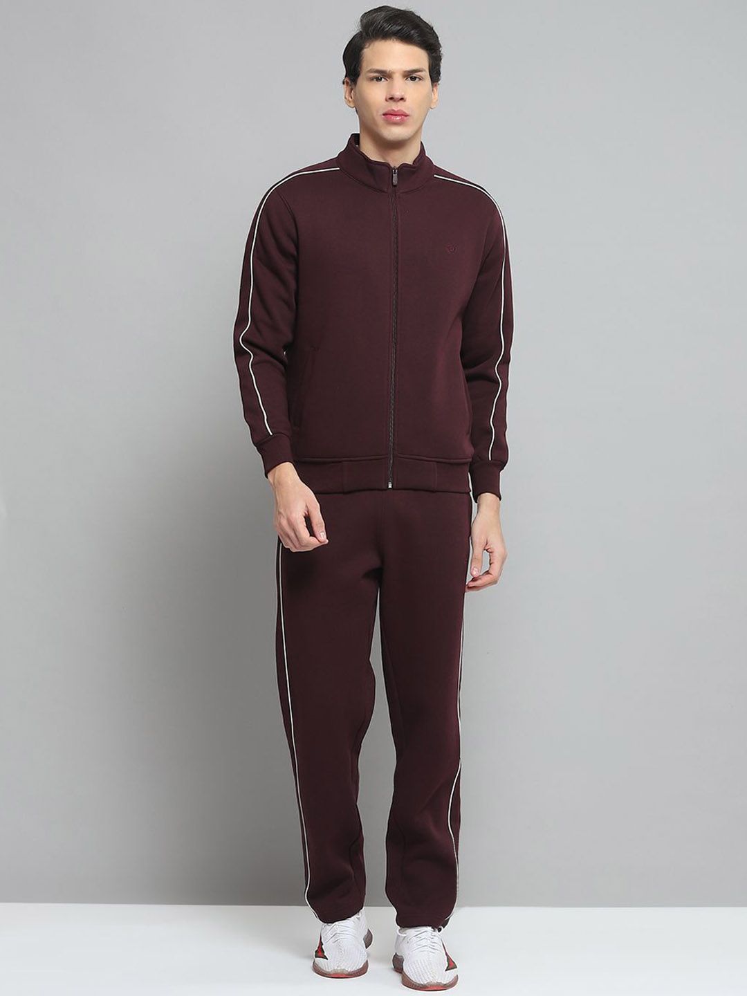 Cloak & Decker Men Mock Collar Tracksuits