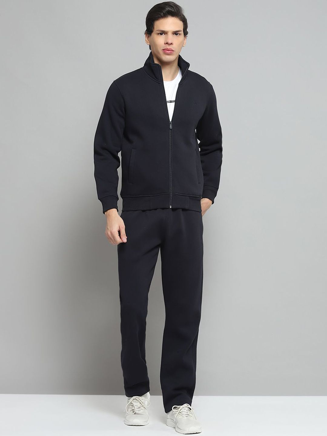 Cloak & Decker Men Mock Collar Tracksuits