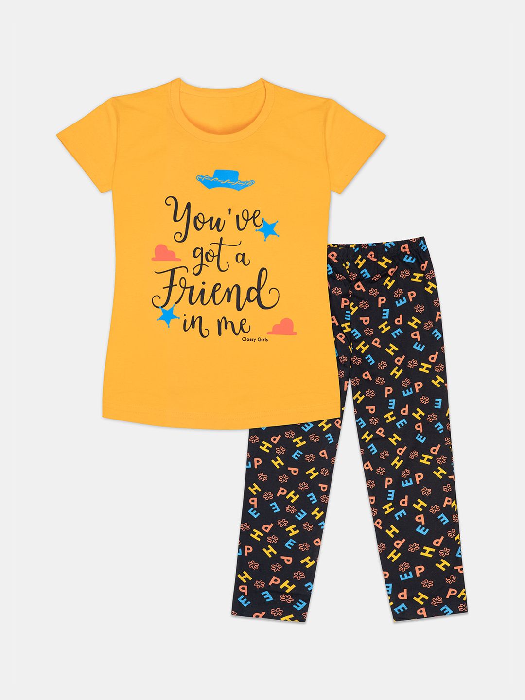 Tee Weavers Girls Printed Night suit