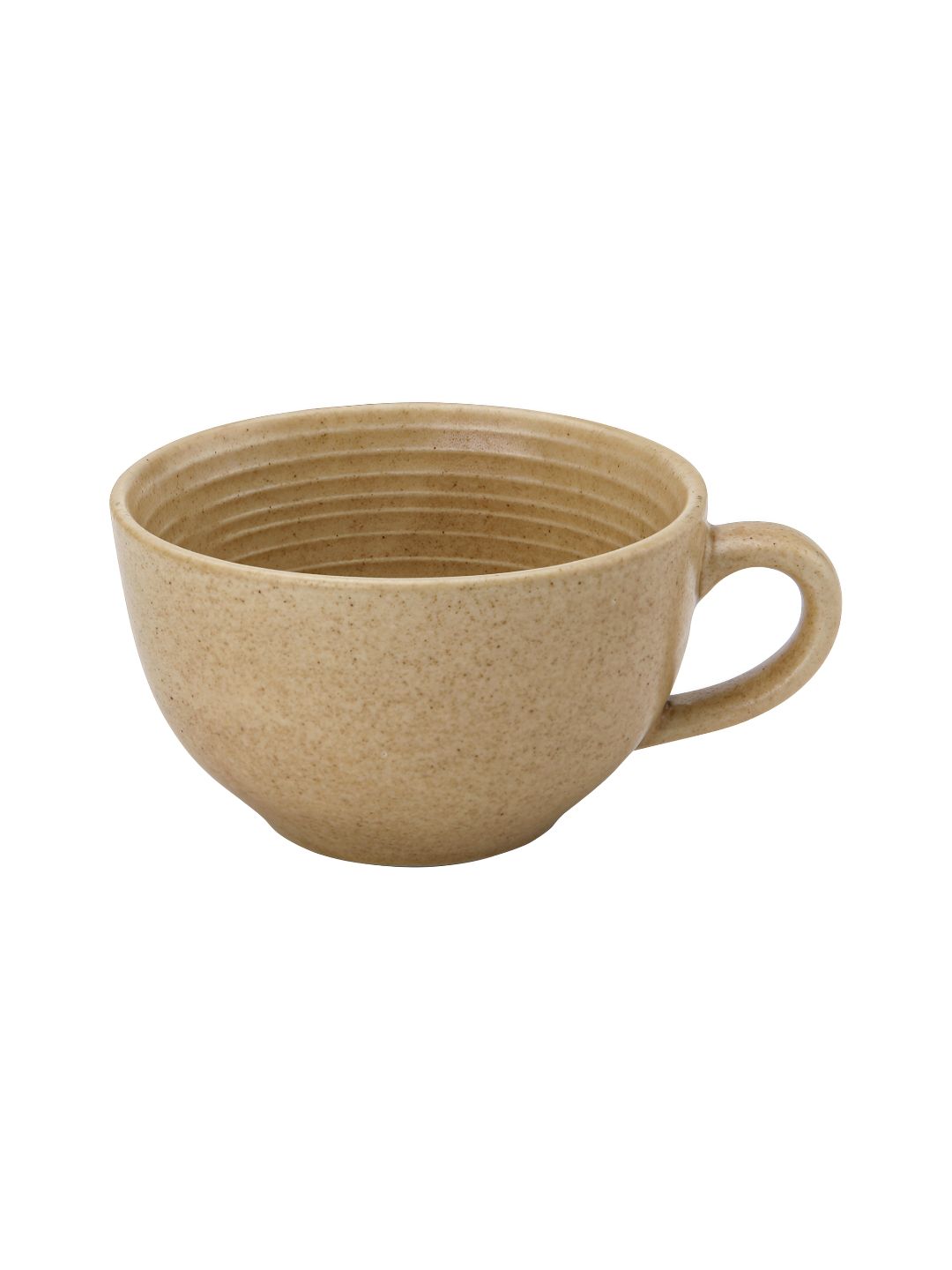 BODHI HOUSE Brown Handcrafted Solid Ceramic Glossy Cups Set of Cups and Mugs