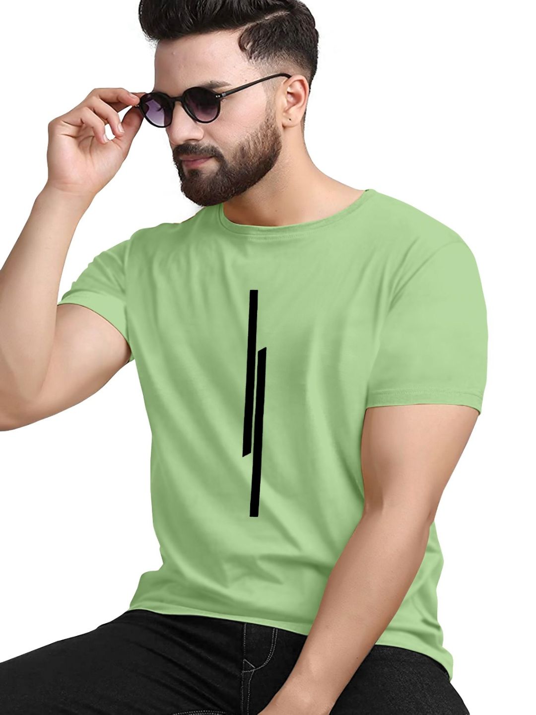 KAJARU Men Pack Of 2 Printed T-shirt