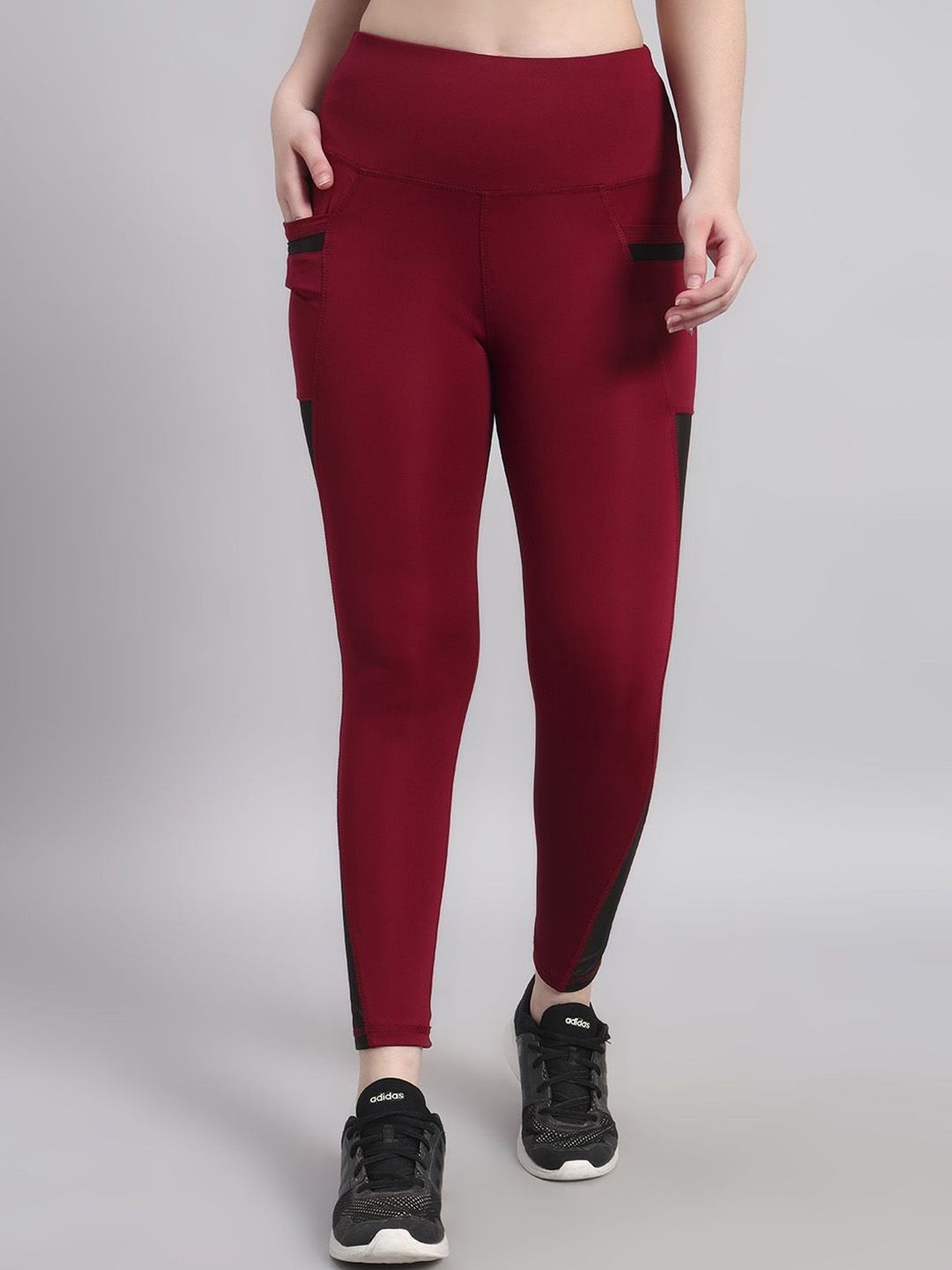 CLOTHWIK COLLECTION CLOTHWIK COLLECTION High-Rise Ankle-Length Gym Tights