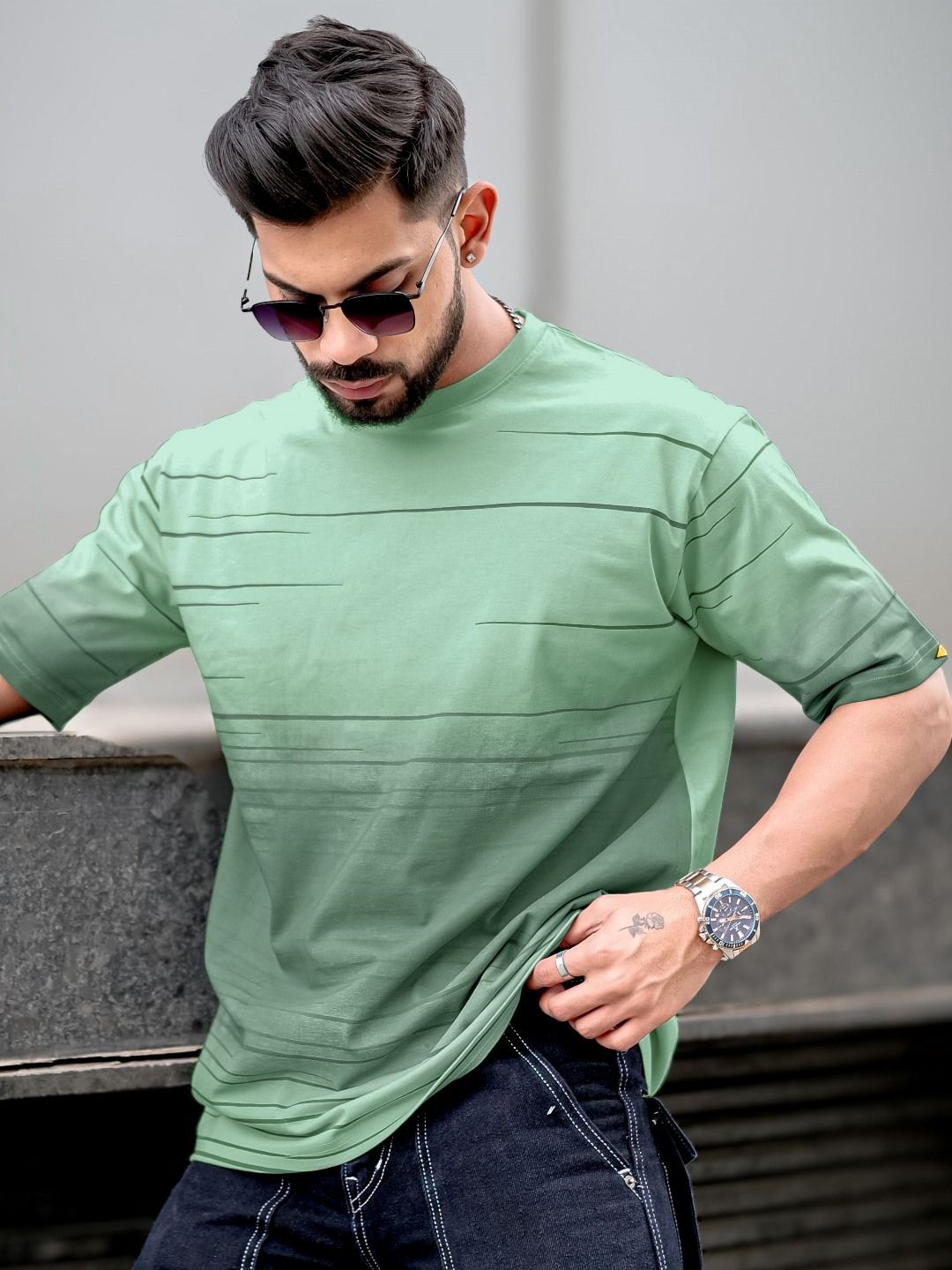 Maniac Men Regular Fit Cotton T-shirt