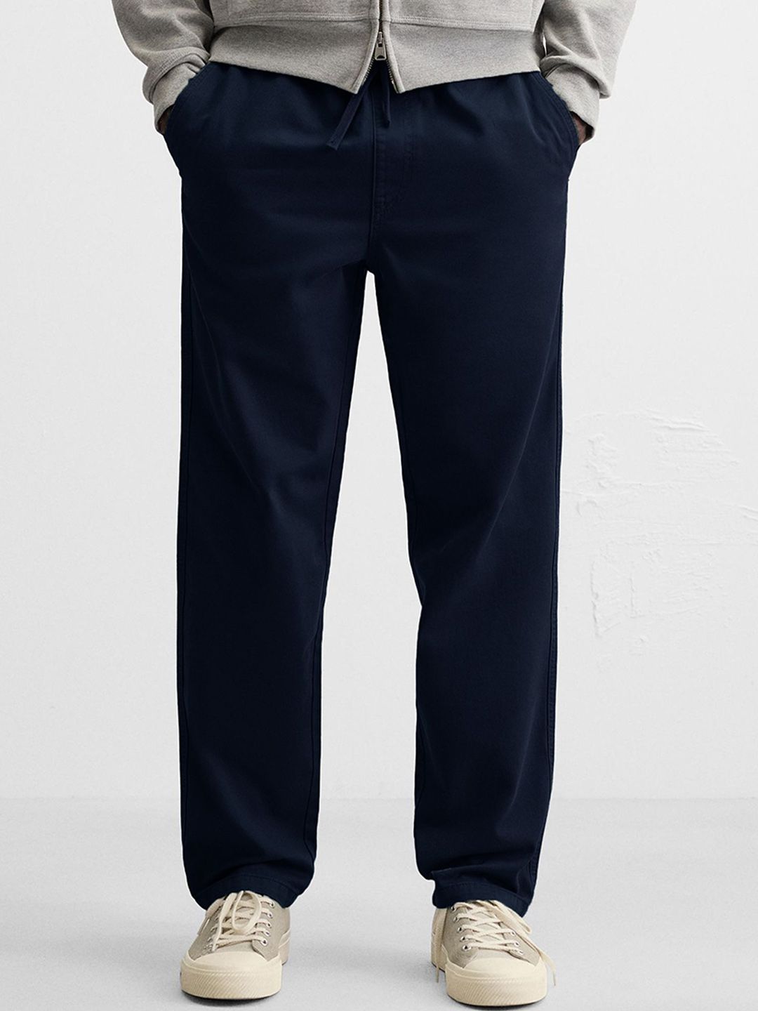 Buy MISCHIEF MONKEY Men Relaxed Straight Leg Low-Rise Baggy