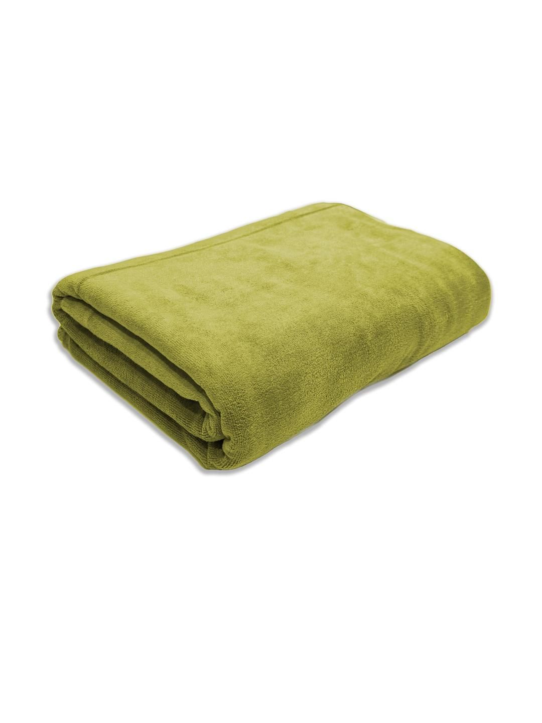 Black Gold Green Soft Microfiber Pack of 1 Premium Microfiber Bath Towel