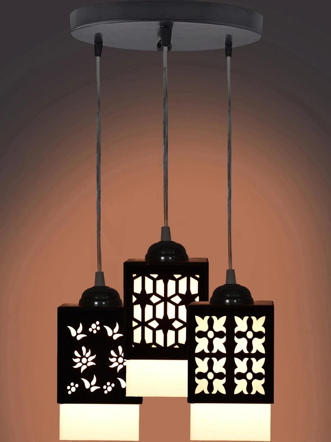 Gojeeva Unisex Black Ceiling Lamps