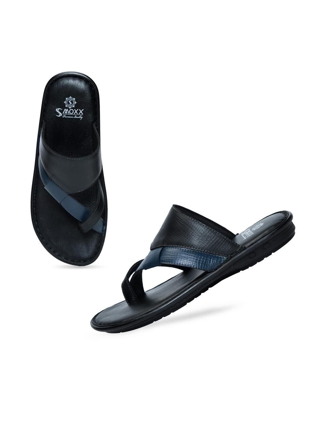 SMOXX Men Black Thong Flip-Flops