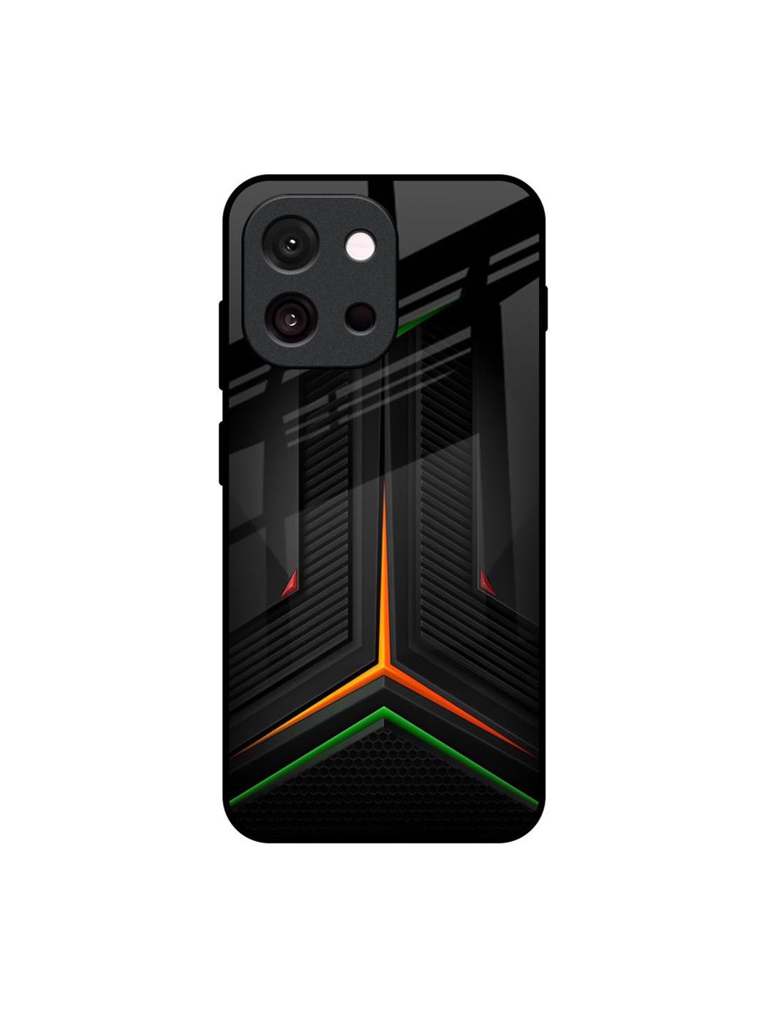 QRIOH Geometric Printed OnePlus 13T 5G Glass Back Case