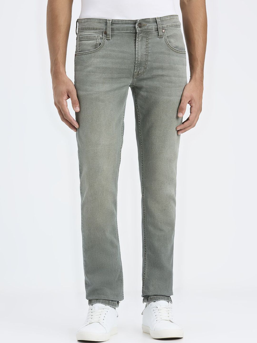 Pepe Jeans Men Vapour Slim Fit Mid-Rise Stretchable Jeans