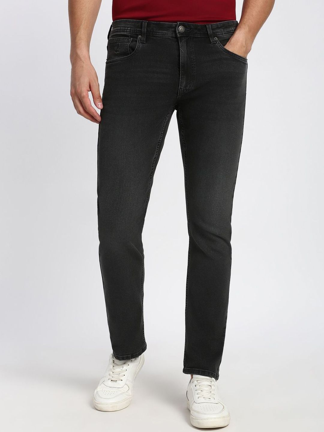 Peter England Casuals Men Regular Fit Mid-Rise Stretchable Jeans