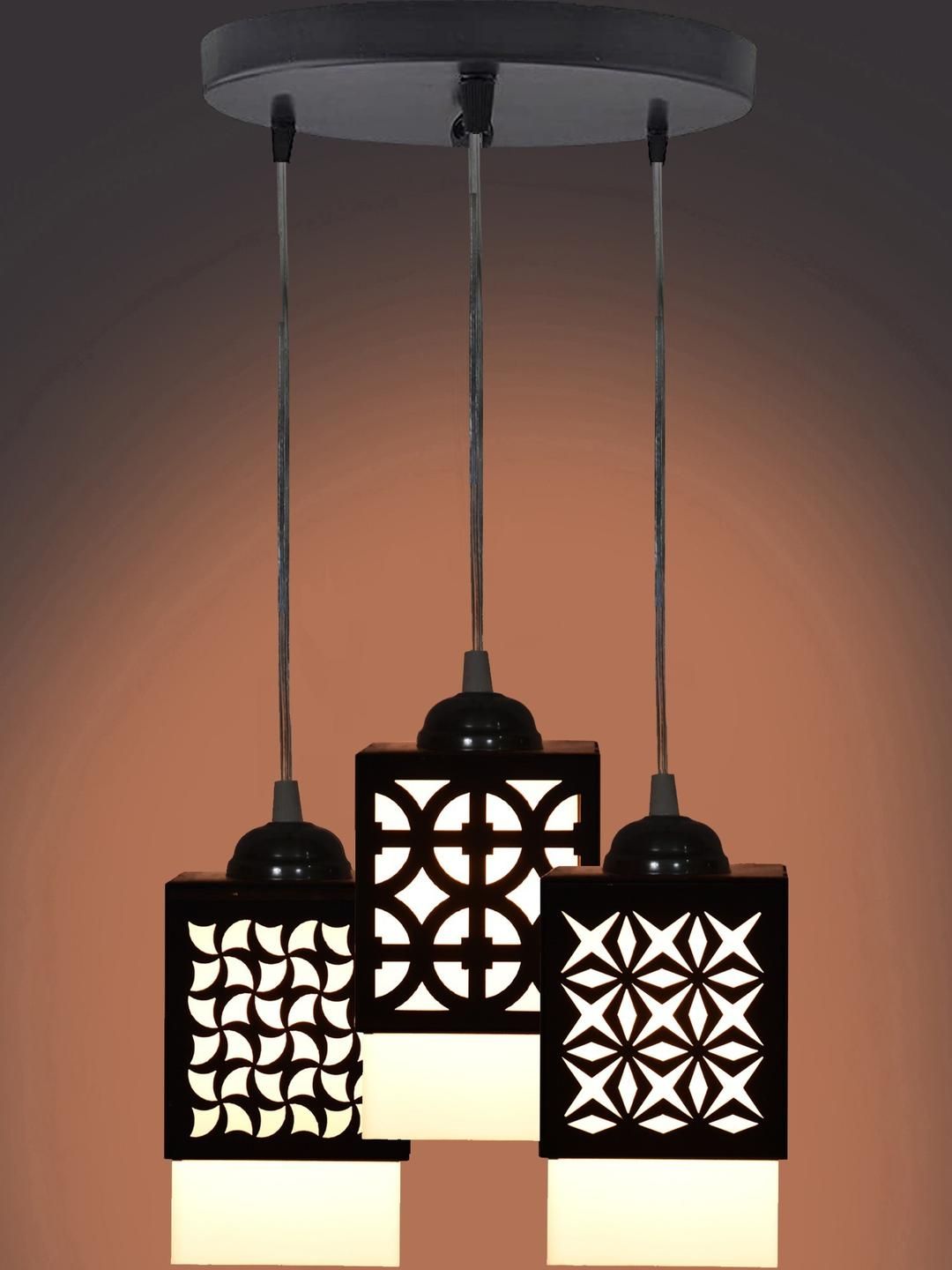 Gojeeva Unisex Black Ceiling Lamps