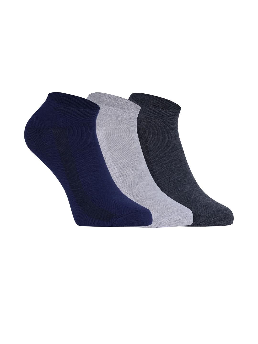 SOXVIEW Pack of 3 Men Solid Ankle Length Socks