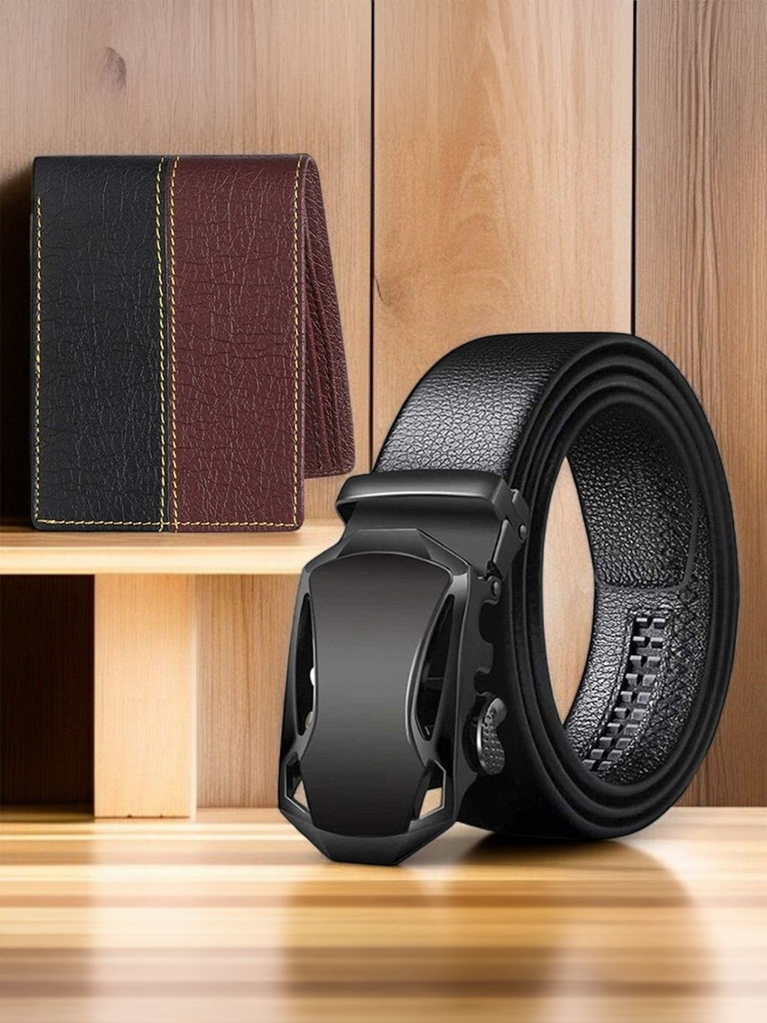 Provogue Men Wallet and Belts Accessory Gift Set