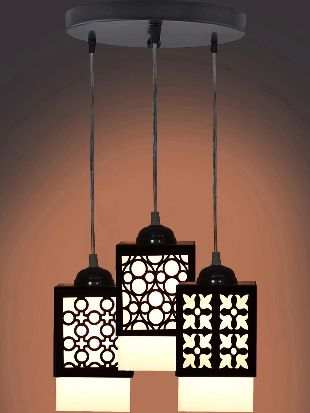 Gojeeva Unisex Black Ceiling Lamps