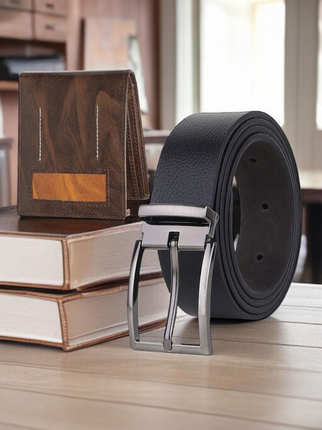 Provogue Men Wallet and Belt Gift Set
