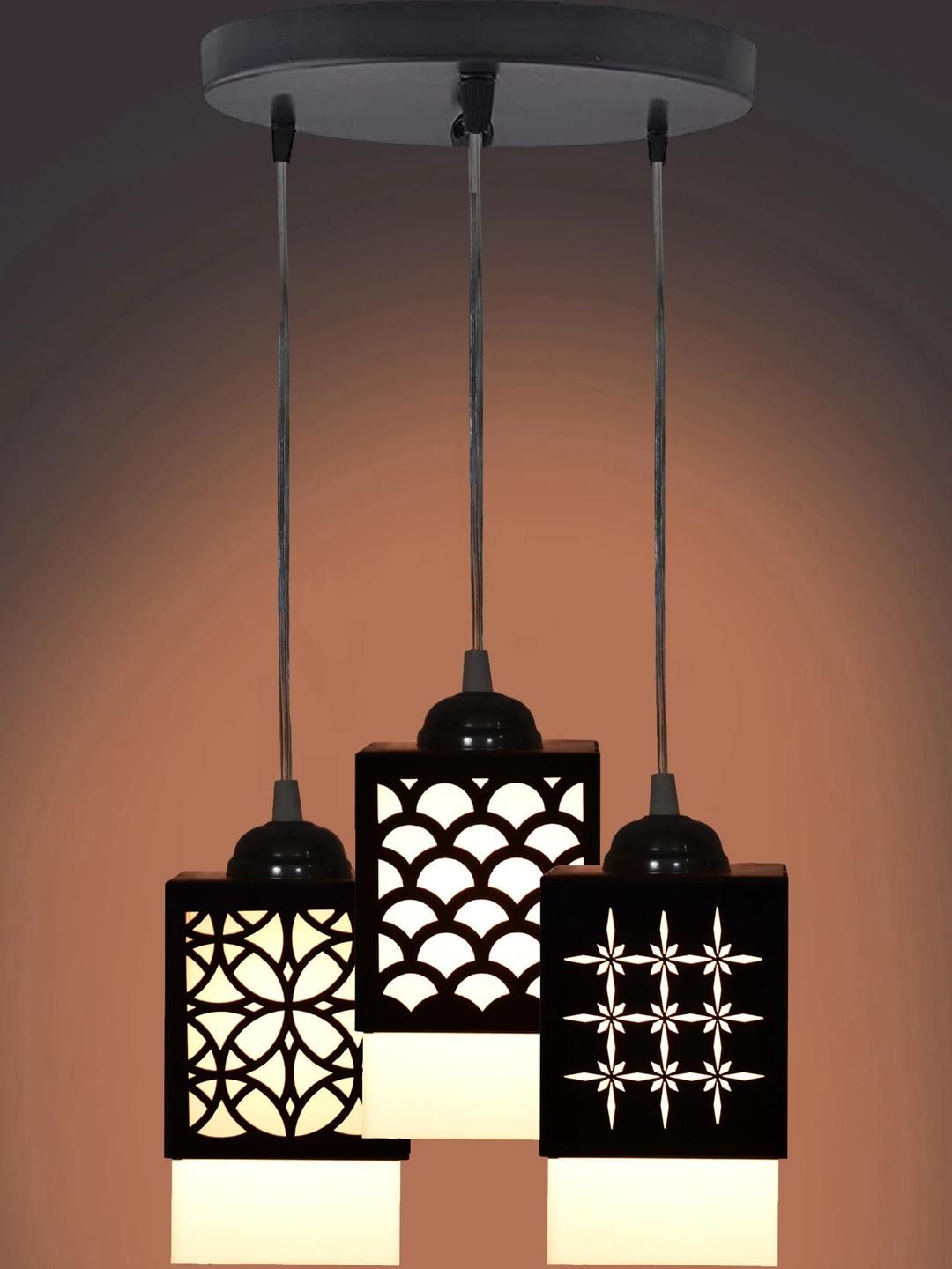 Gojeeva Unisex Black Ceiling Lamps