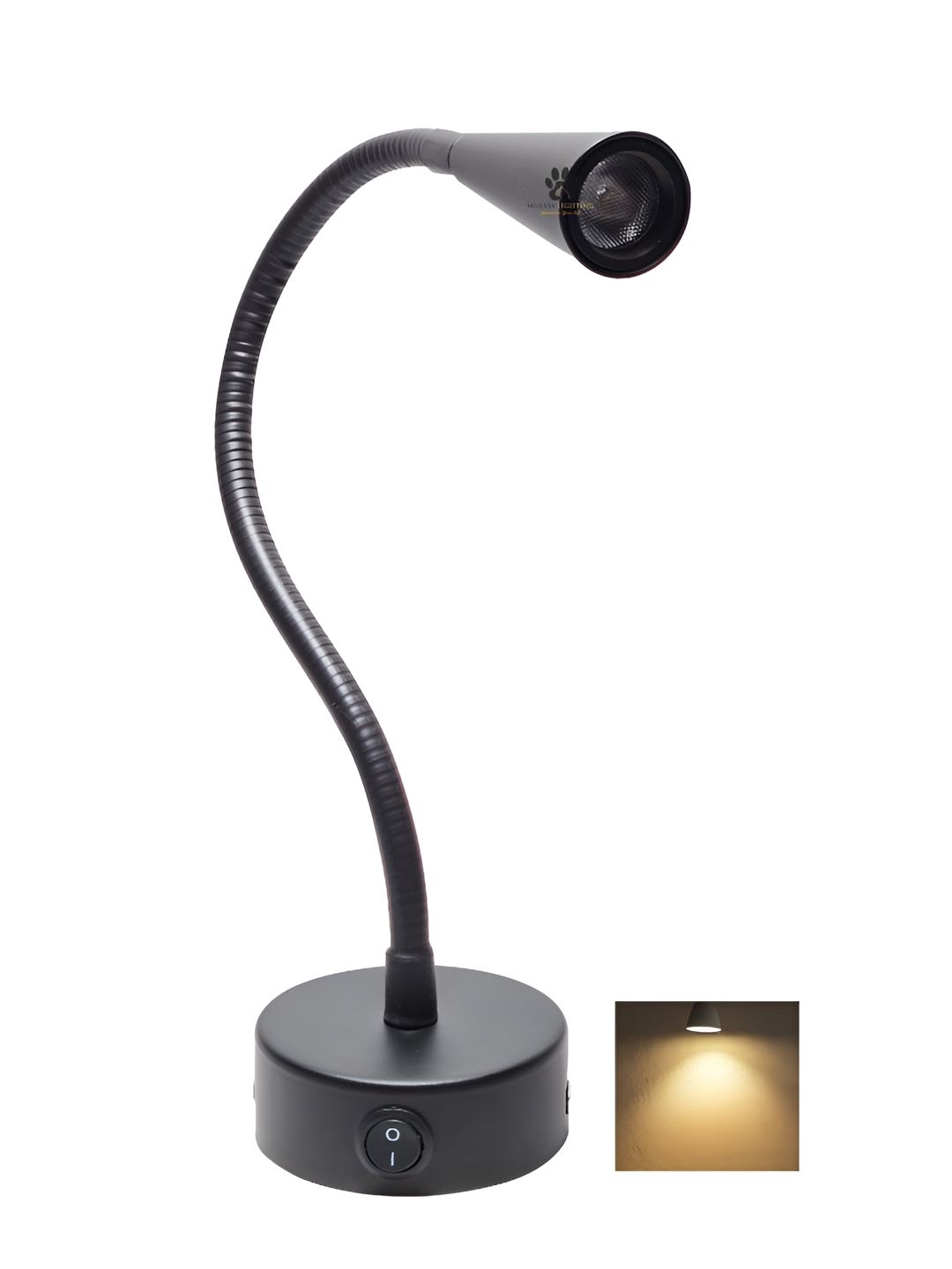 Mufasa Black Aluminium Wall Lamp