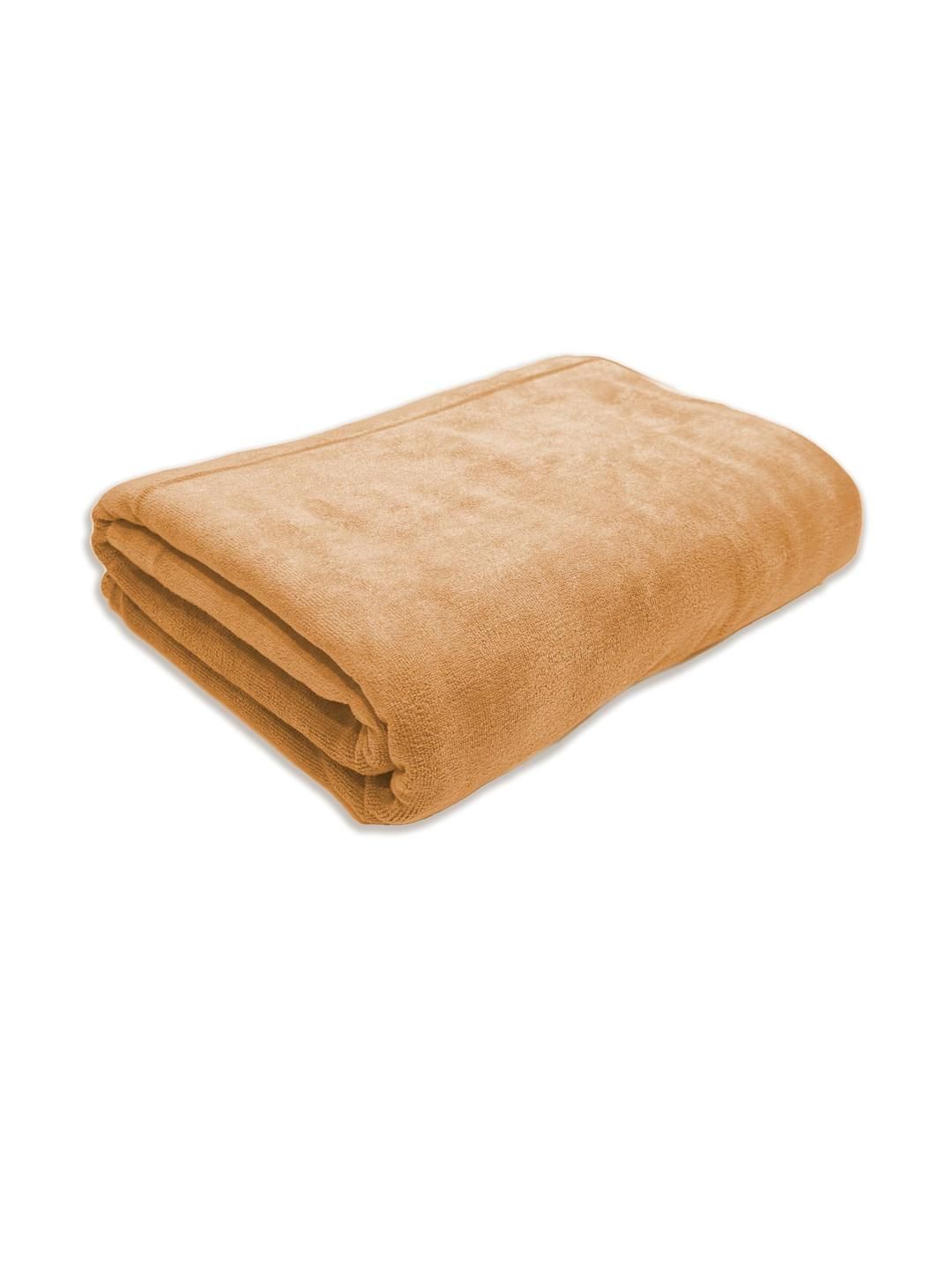 Black Gold Beige Soft Microfiber Pack of 1 Premium Microfiber Bath Towel