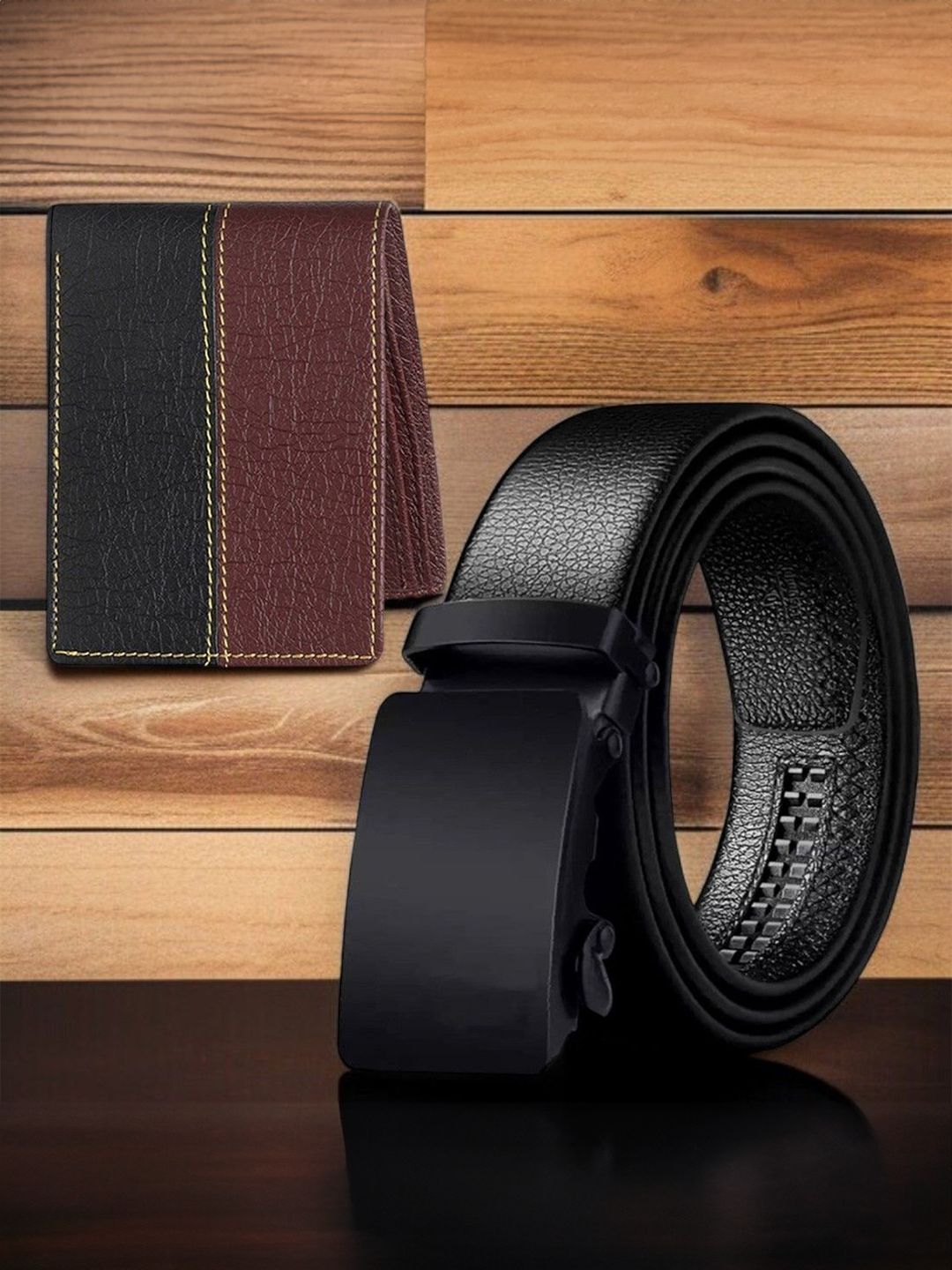 Provogue Men Accessory Gift Set of Wallet and Belt