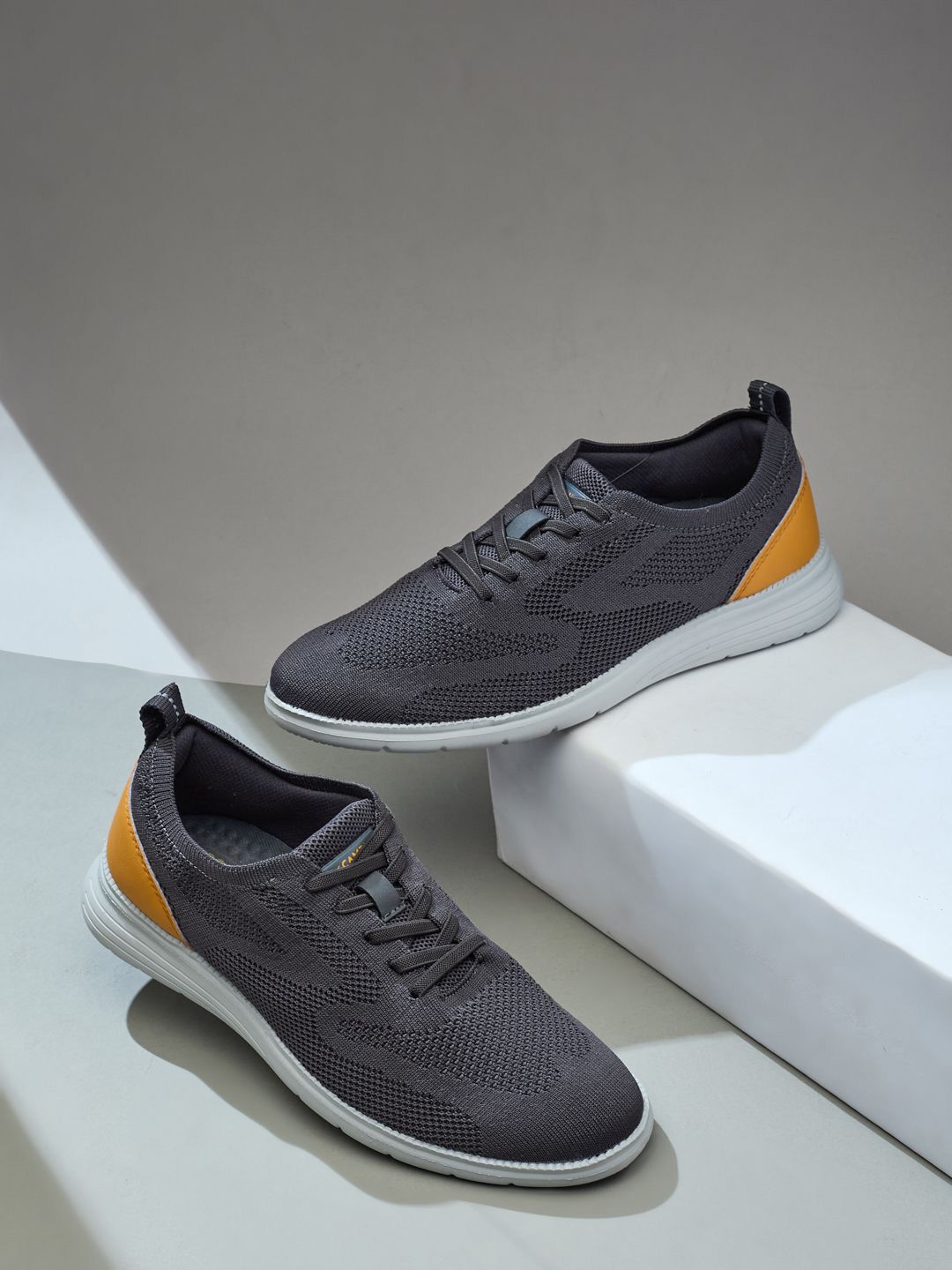 Campus Plunge Men Mesh Lace-Ups Walking Non-Marking Shoes