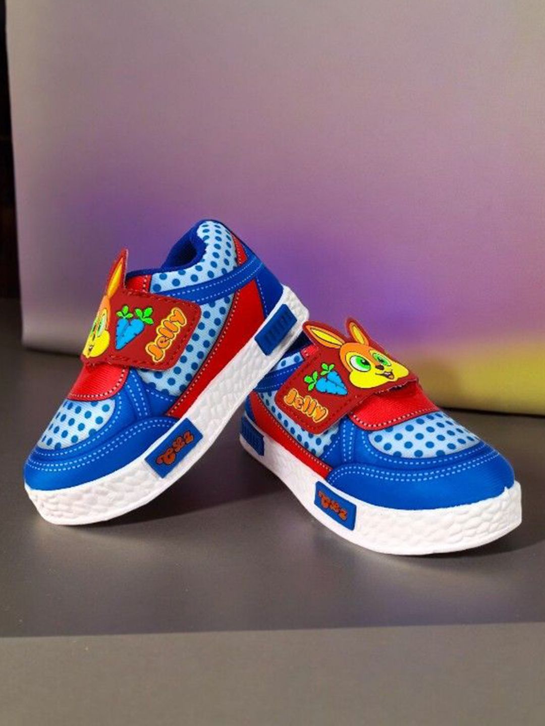 COOLZ Kids Printed Velcro Lightweight Sneakers