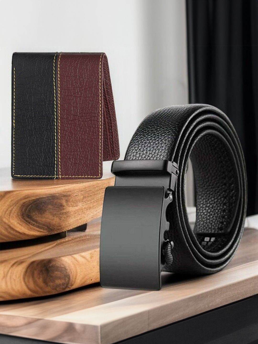 Provogue Men Wallet and Belts Accessory Gift Set