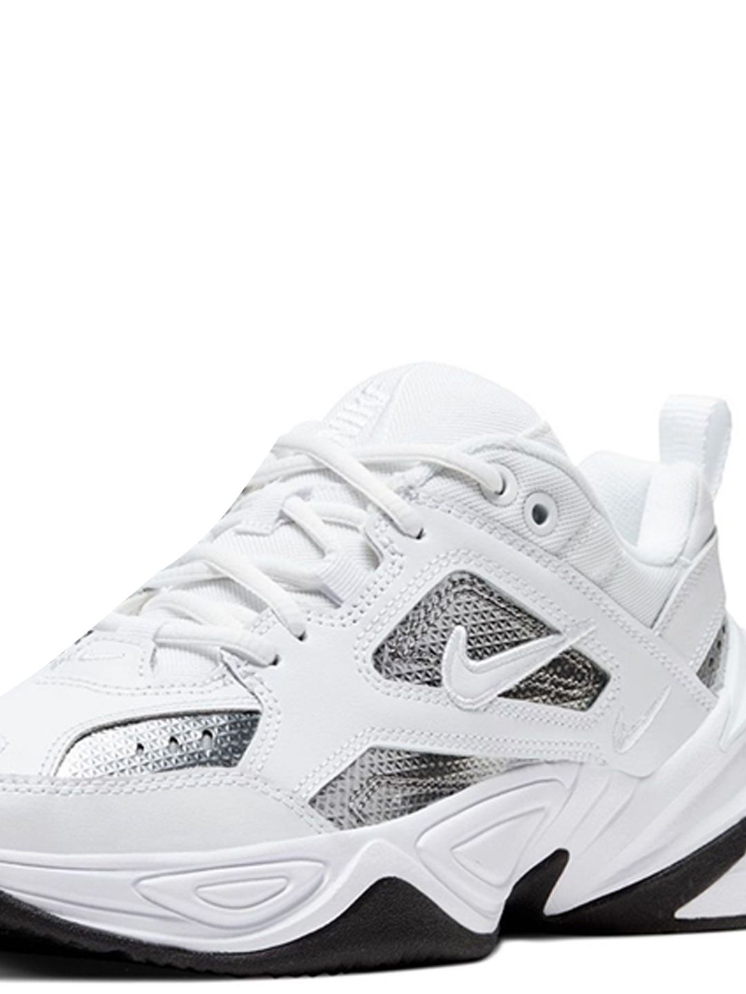 nike m2k tekno white silver