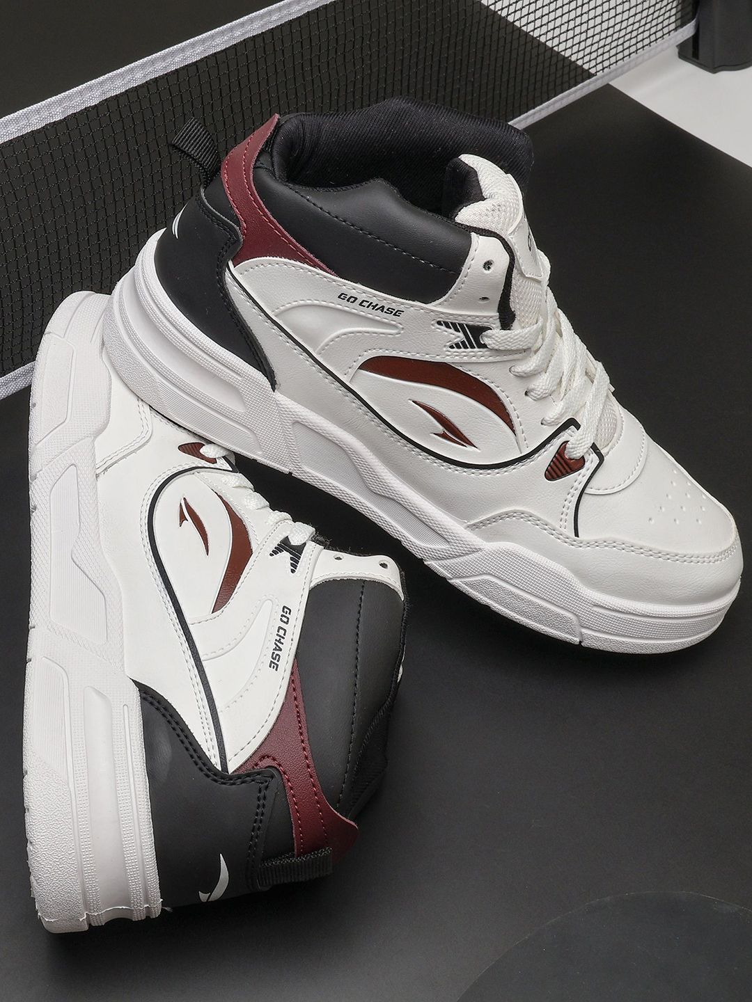 ASIAN Tango-11 Men Mid Top Colourblocked Sporty Casual Sneakers