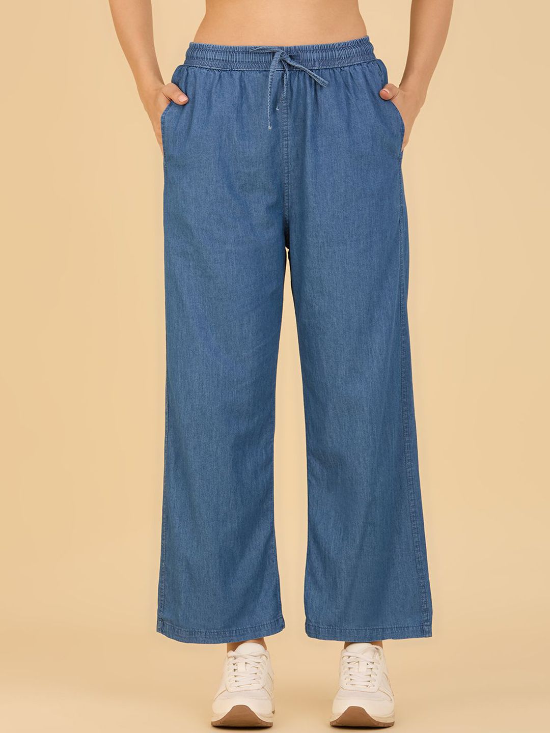 CORSICA Women Relaxed Straight Leg Loose Fit parallel Trousers