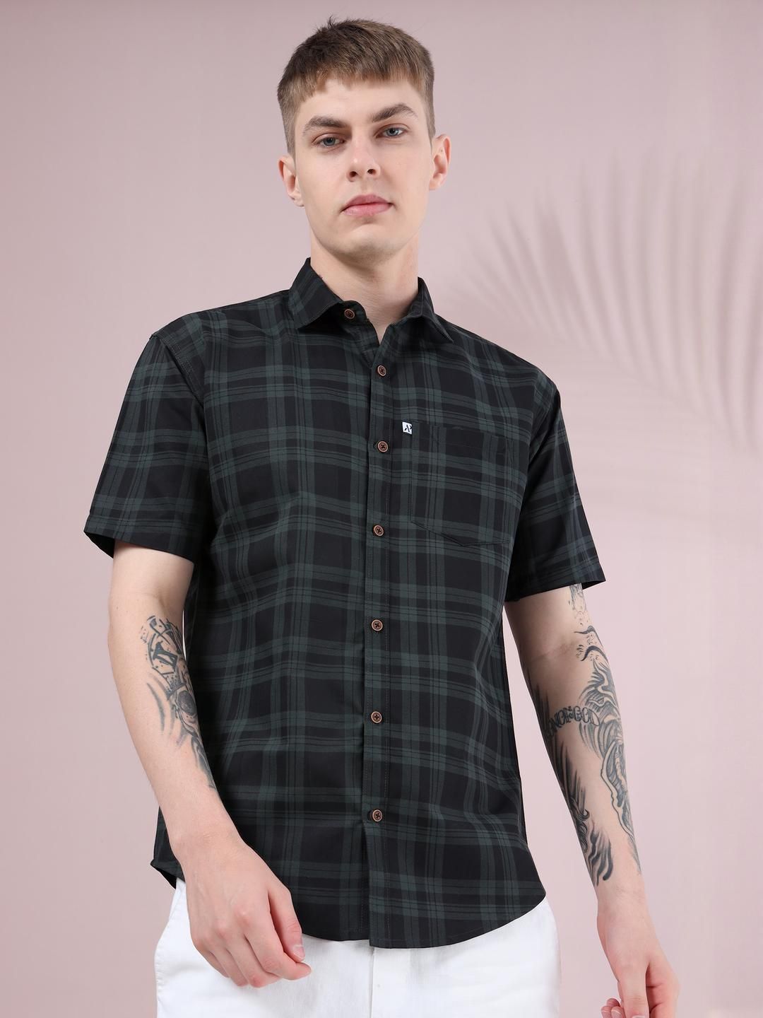 ALLWIN PAUL Men Cotton Shirts