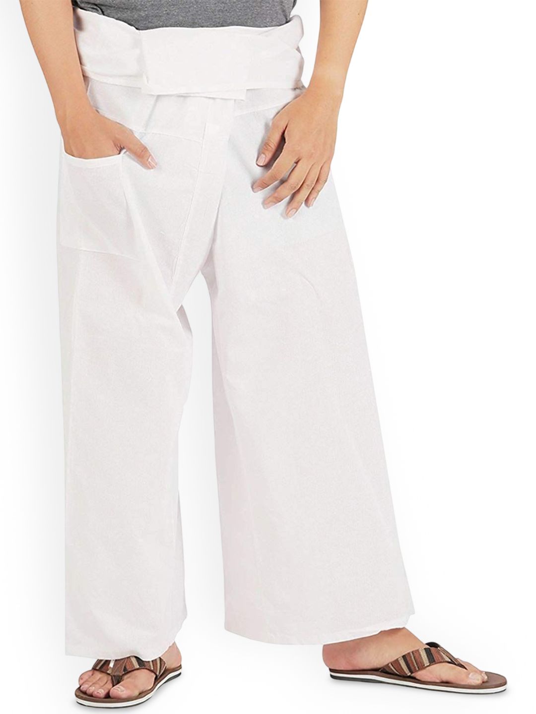 WHITEWHALE Unisex Loose Fit  Harem Pants