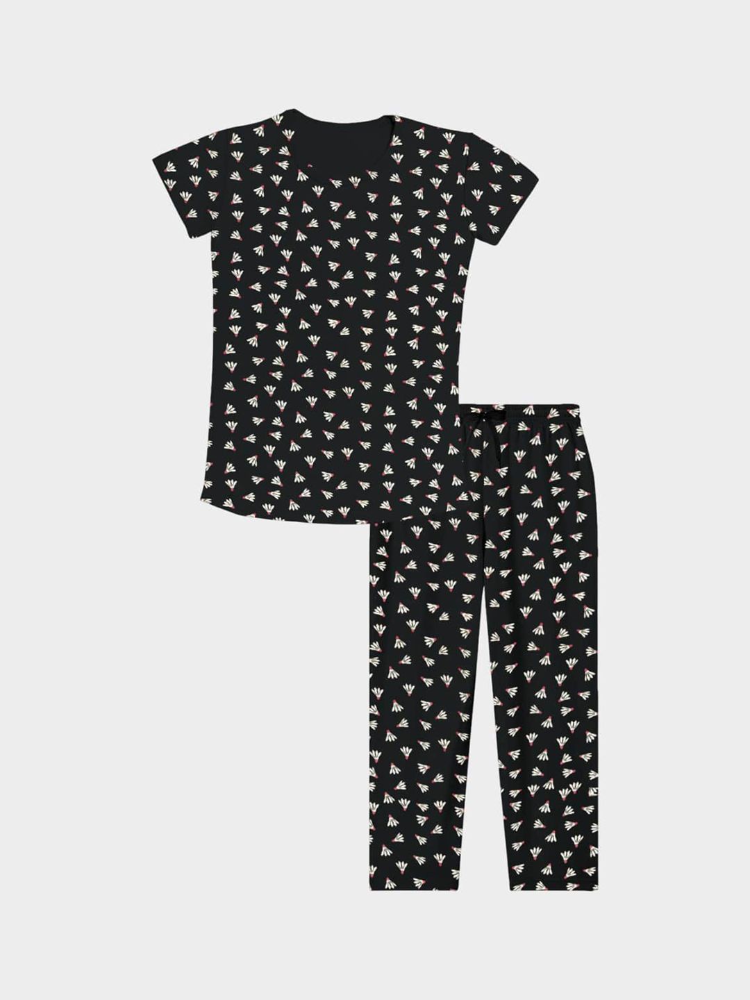 Tee Weavers Girls Printed Pure Cotton Night suit