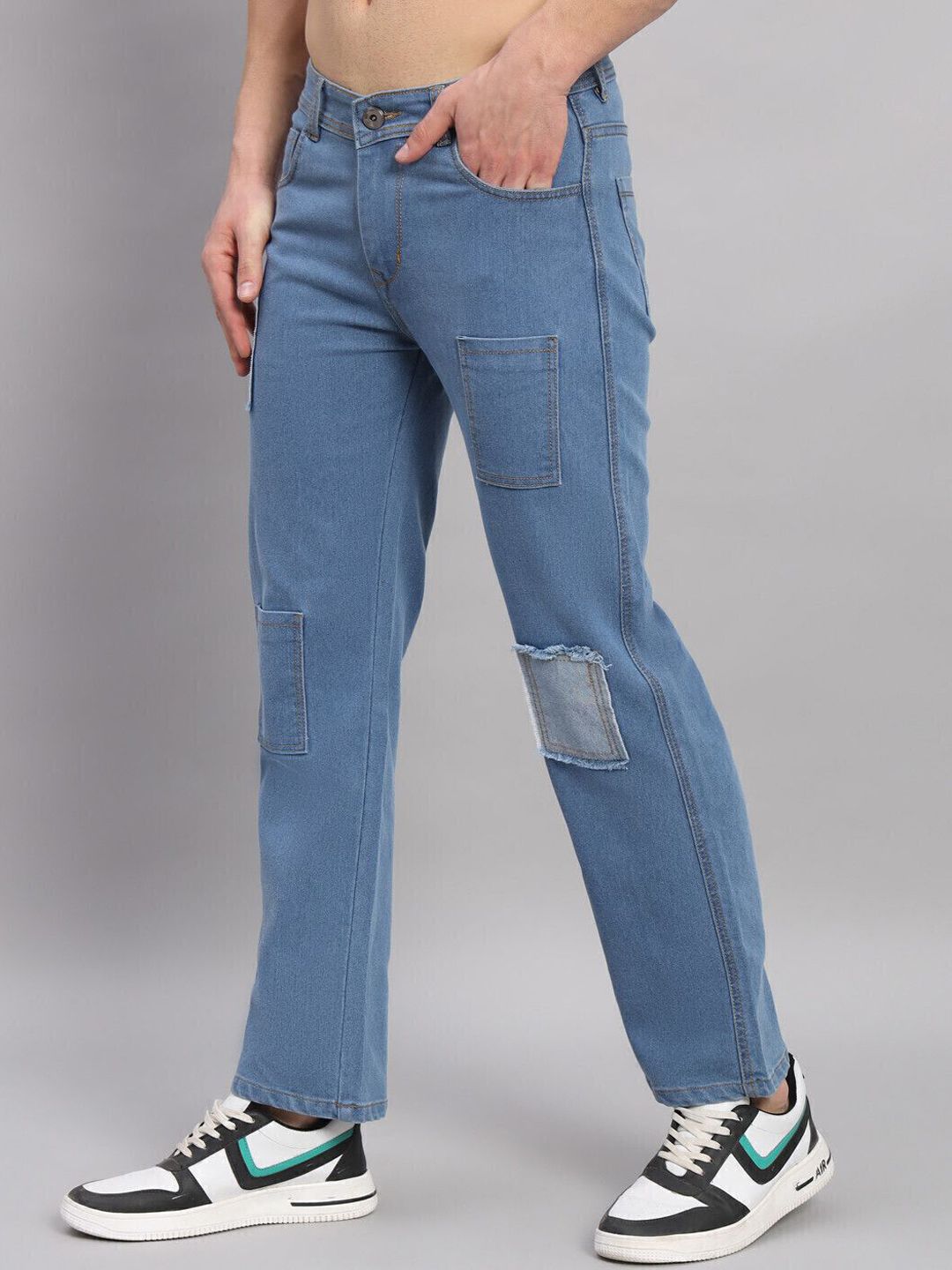 DENIMLOOK Men Regular Fit Mid-Rise Stretchable Jeans
