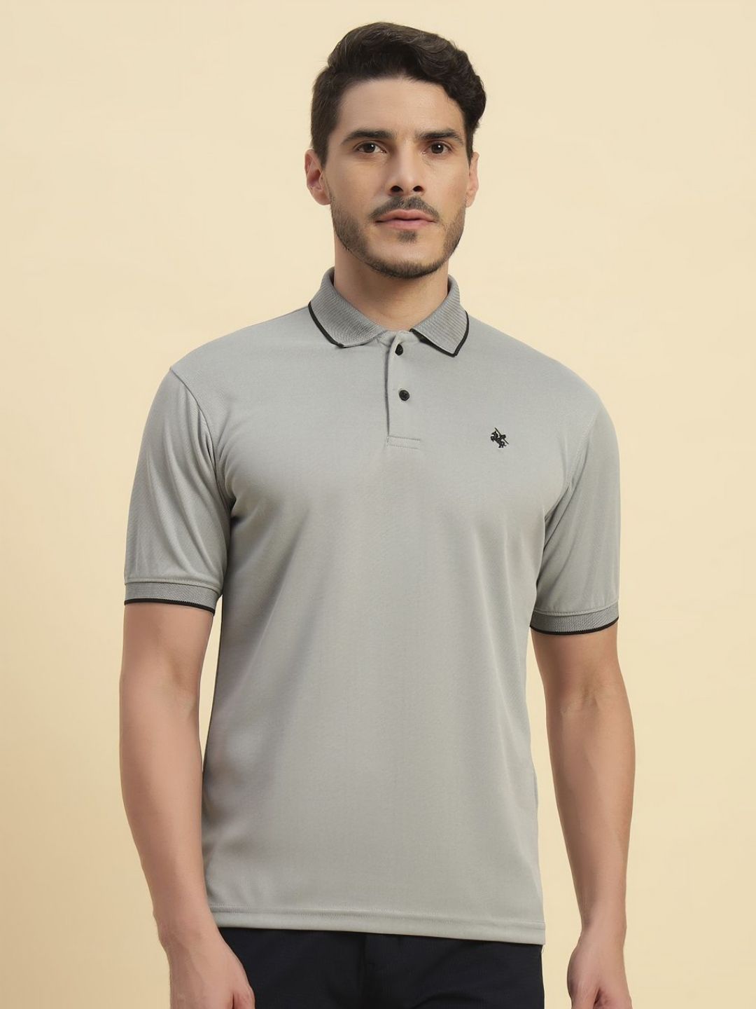 Cantabil Polo Collar Cotton T-shirt