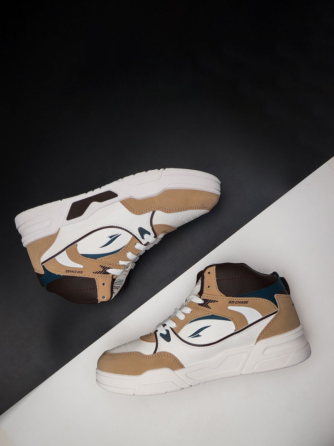 ASIAN Tango Men Colourblocked Lace-Ups Sneakers