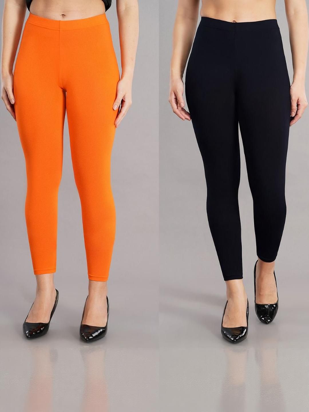 Buy Shsuvia Pack of 2 Ankle length Leggings - Leggings for Women