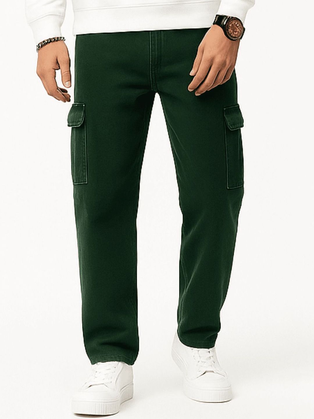 me Queen Men Straight Fit Mid-Rise Low Distress Jeans