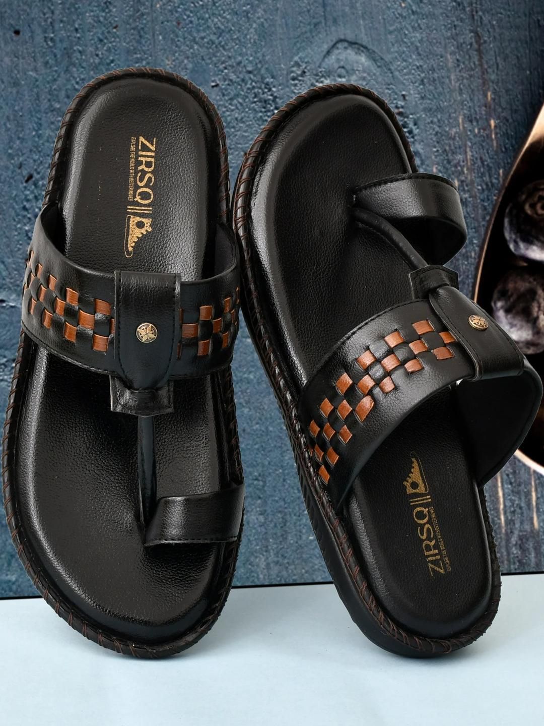 ZIRSQ Men Synthetic Leather Sandals
