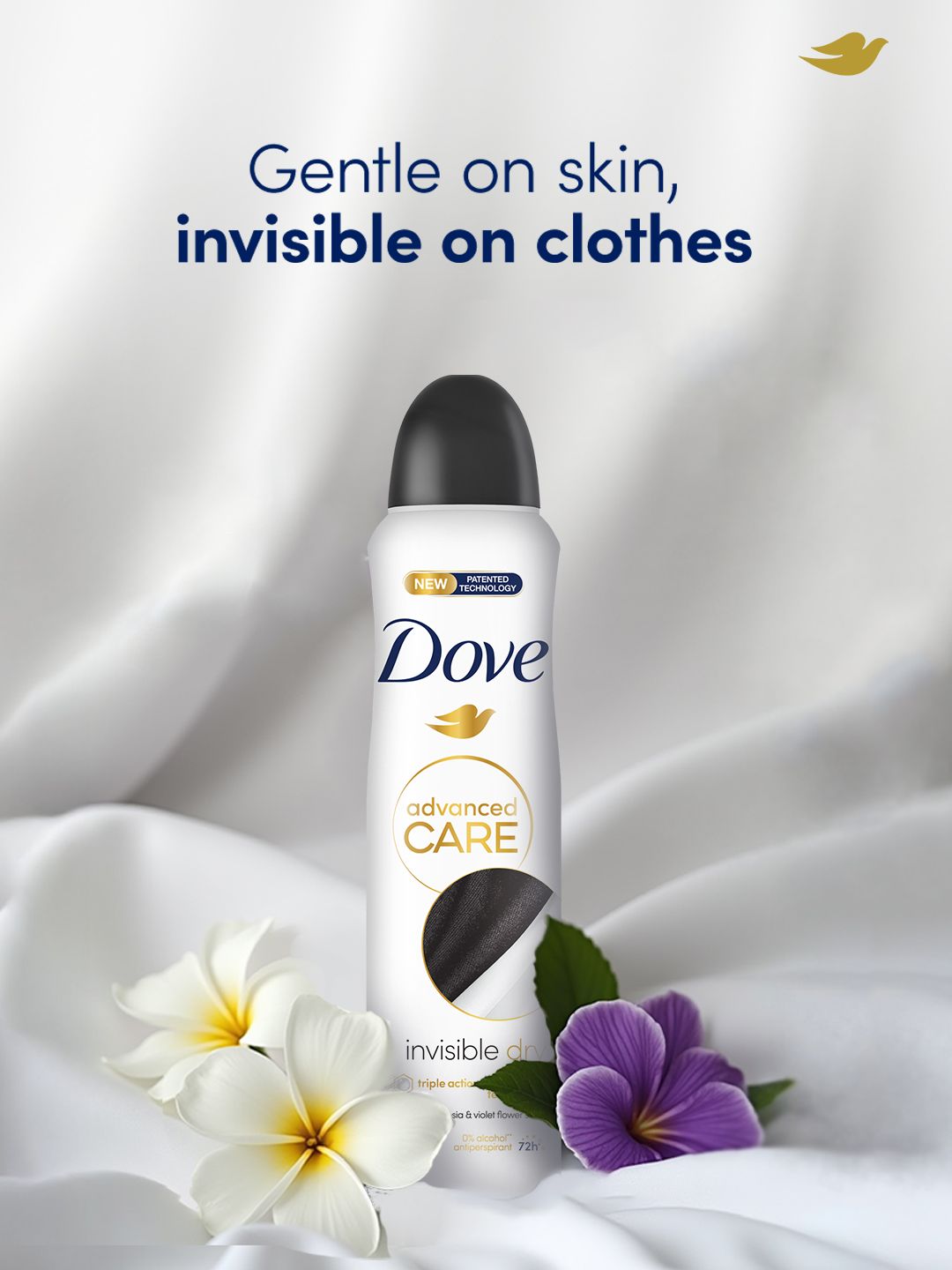 Buy Dove Women Advanced Care Invisible Dry White Freesia & Violet